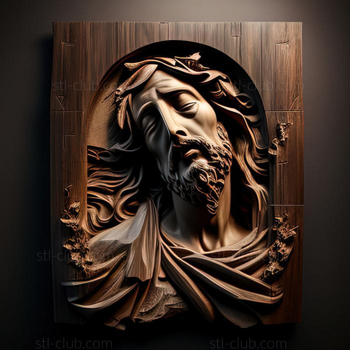 3D model st jesus (STL)